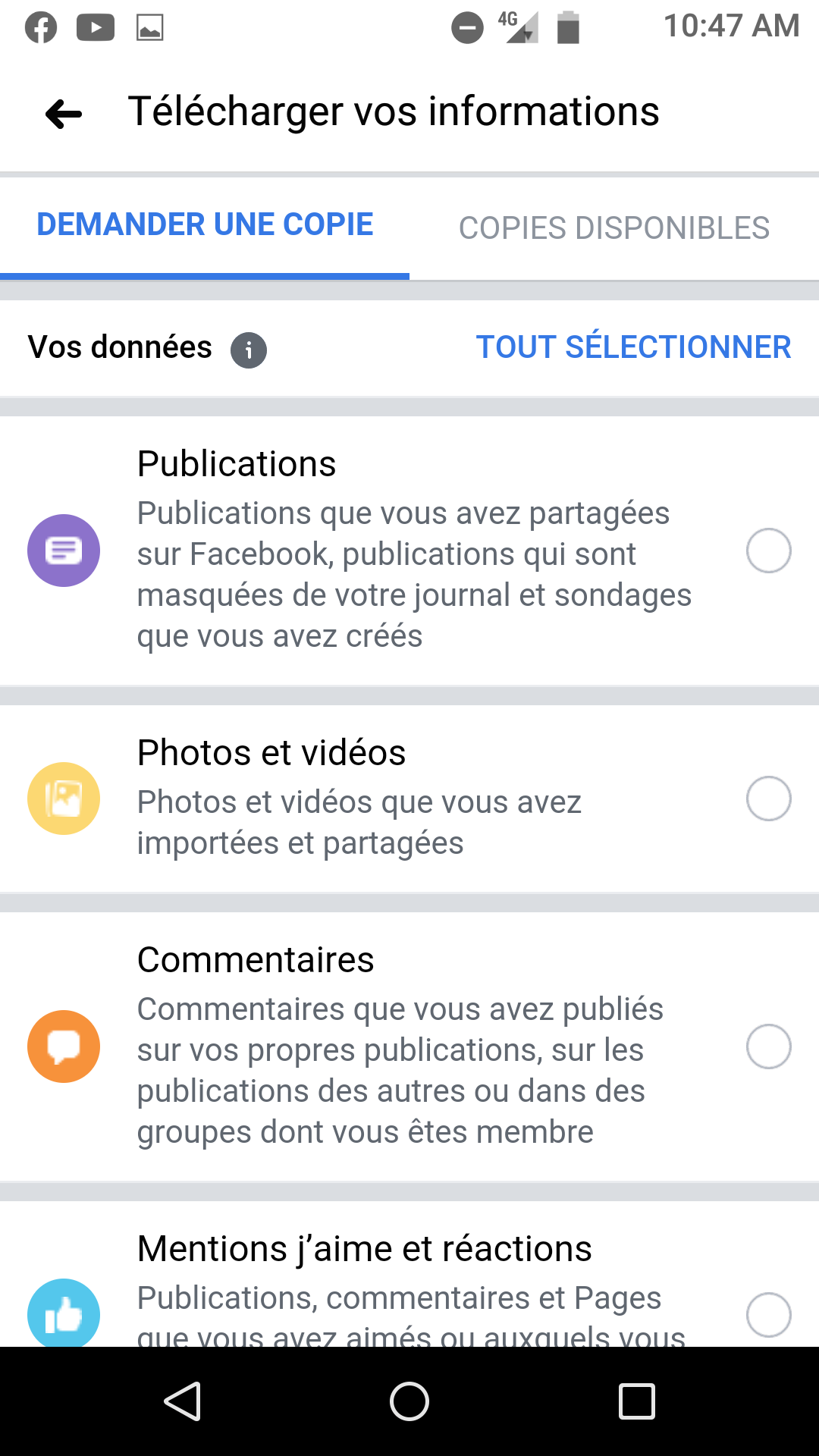 récupérer message supprimé messenger android