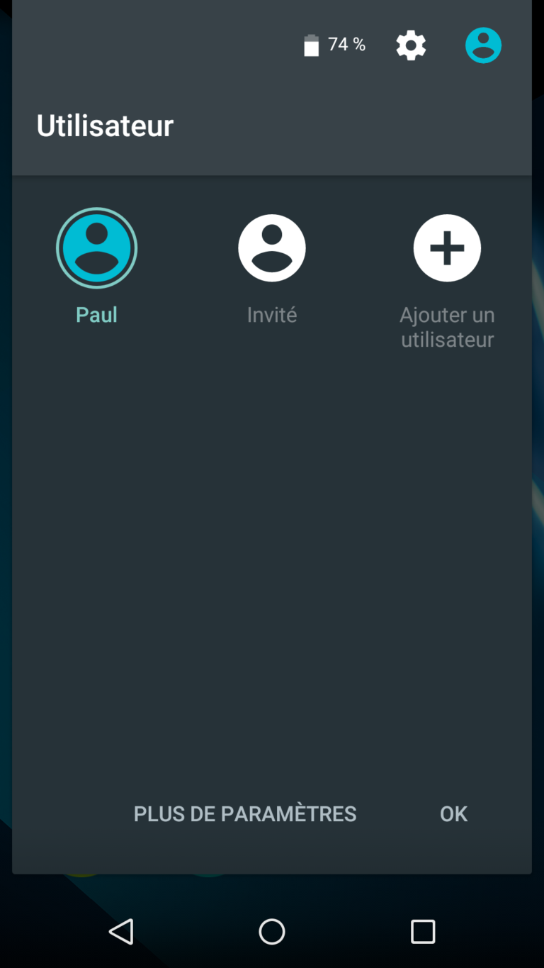 comment créer un dossier caché sur android