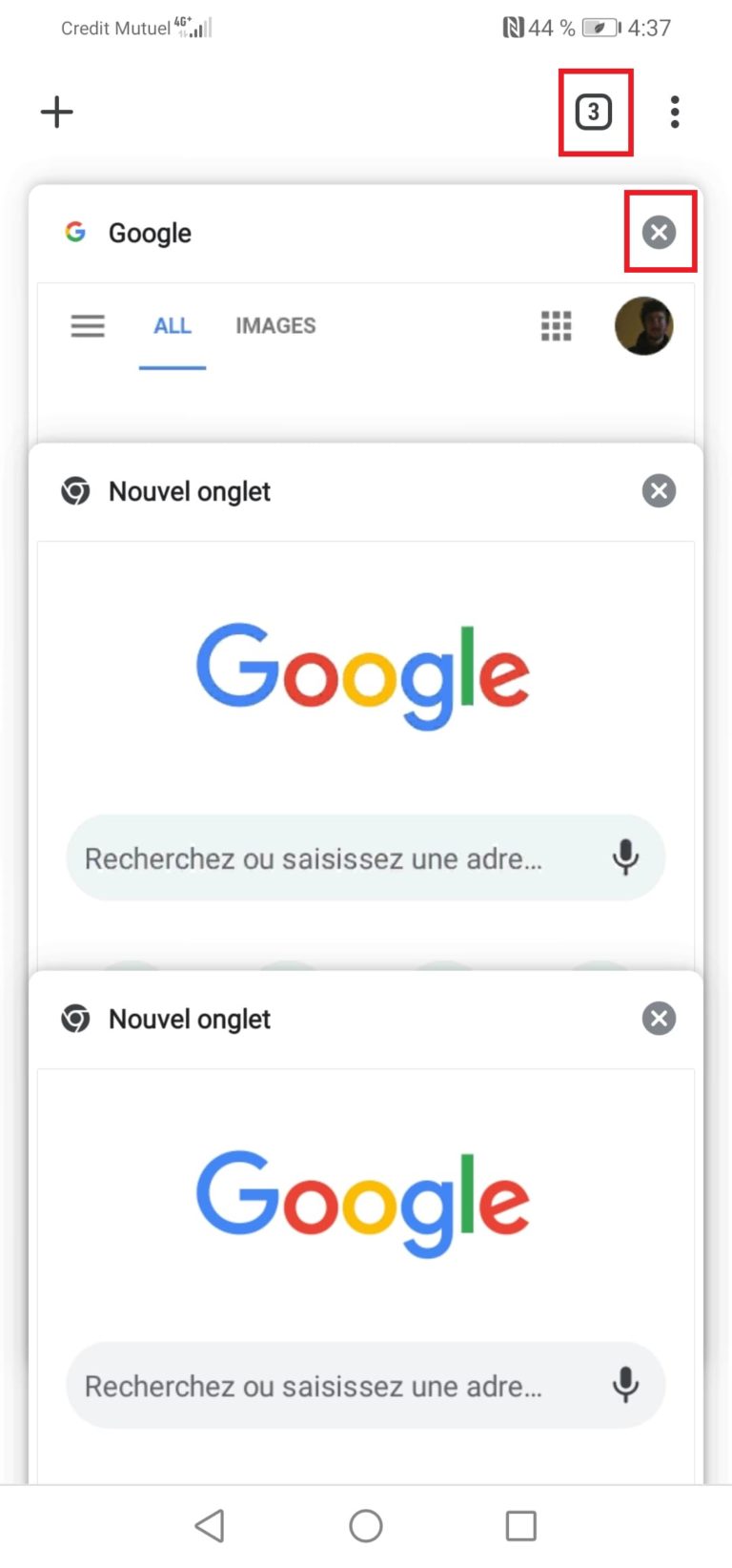 comment activer la navigation privée sur android