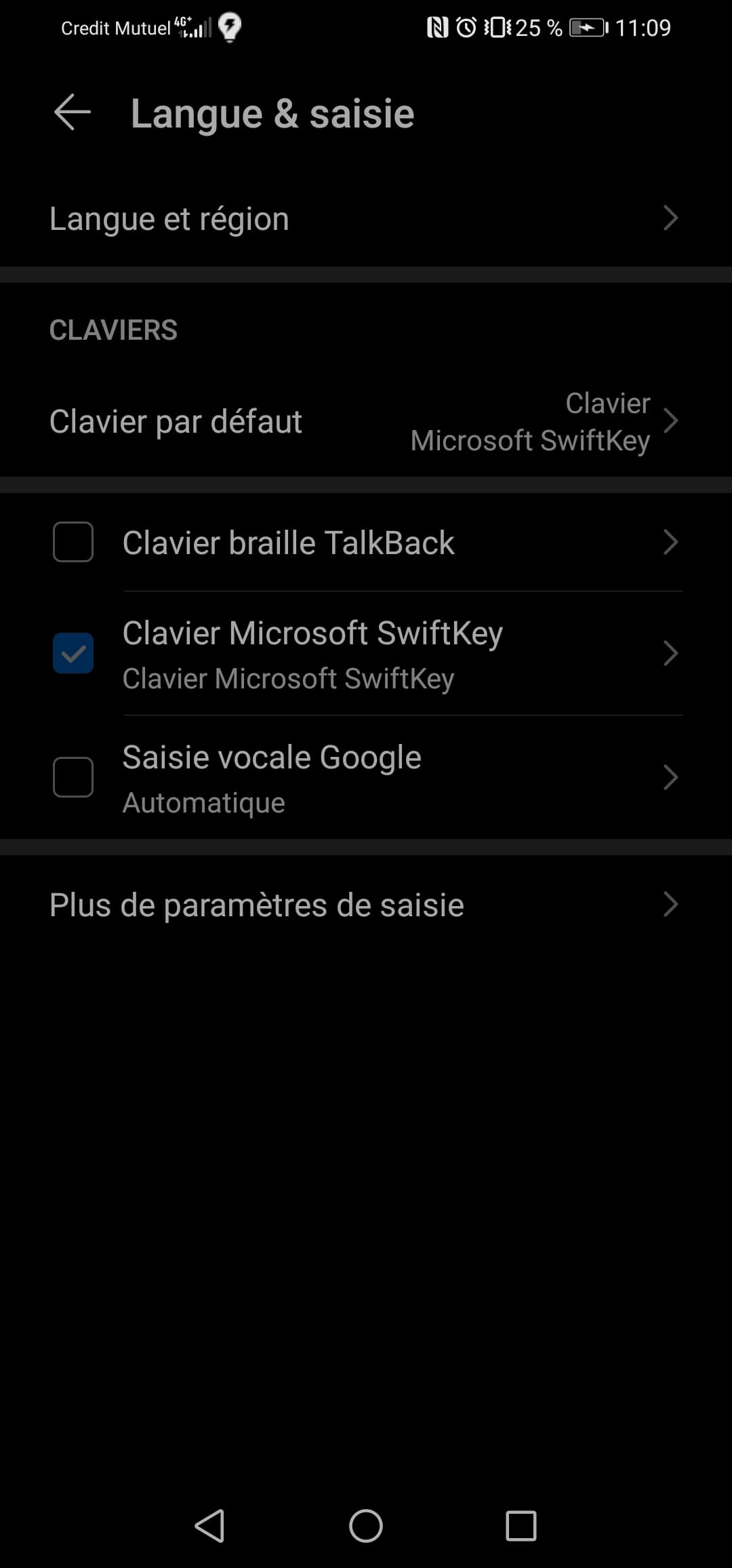 comment changer son clavier en azerty sur android