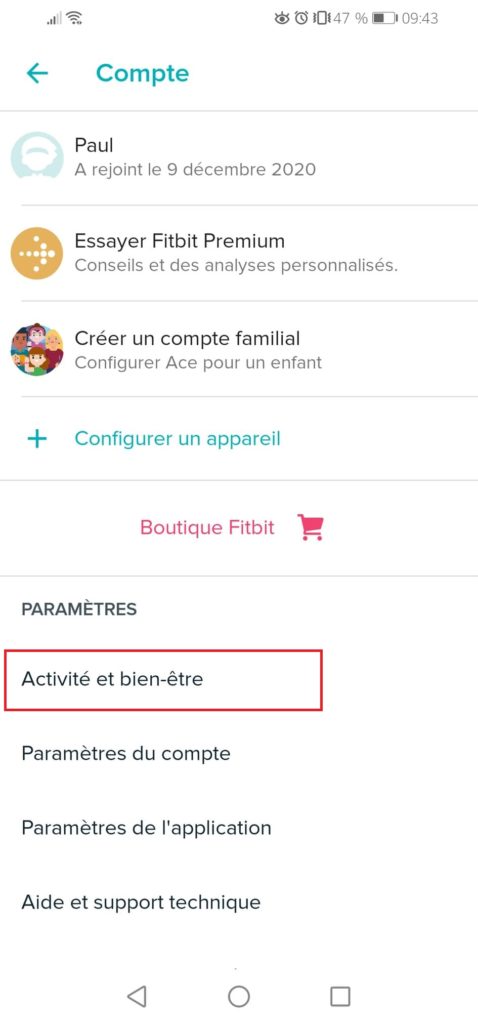 how to set steps on fitbit