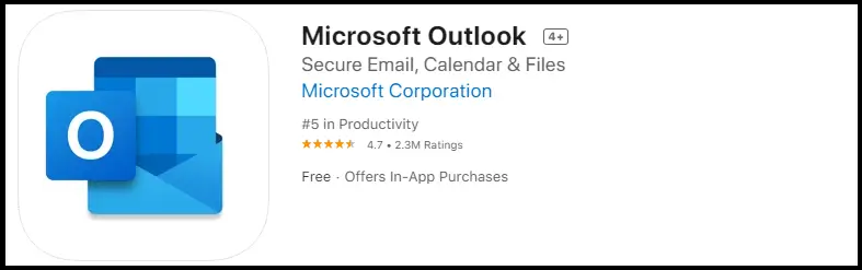 скачать Outlook для iphone